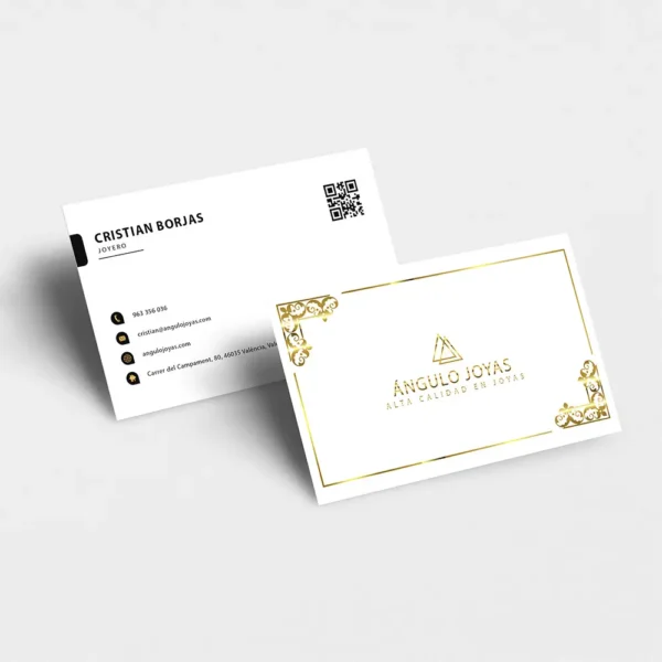 Tarjetas de visita con stamping personalizadas - Imagen 4